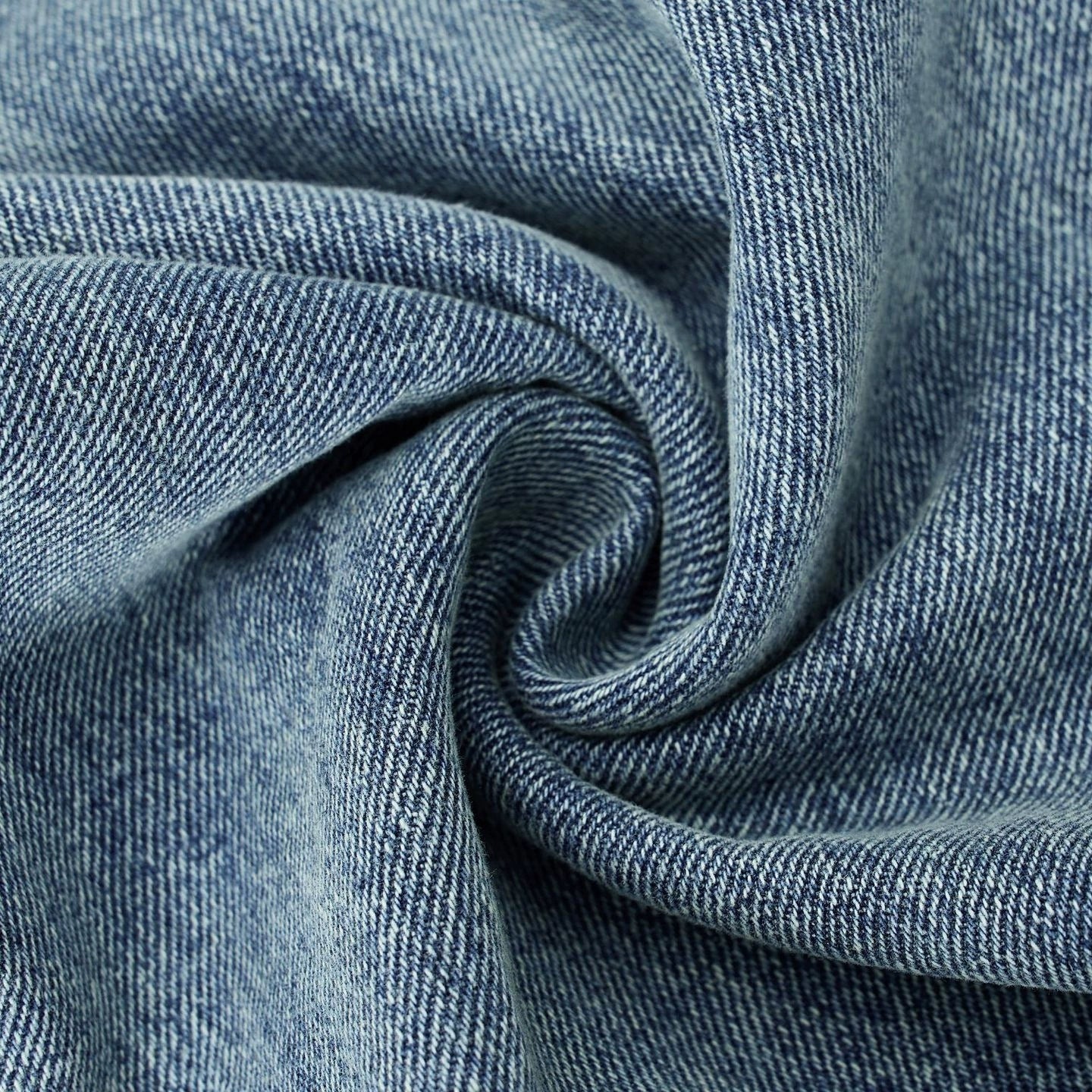 Fashion workwear jeans high street embroidery loose wide pants