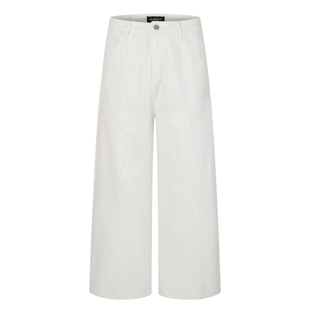 Solid color sports loose casual pants