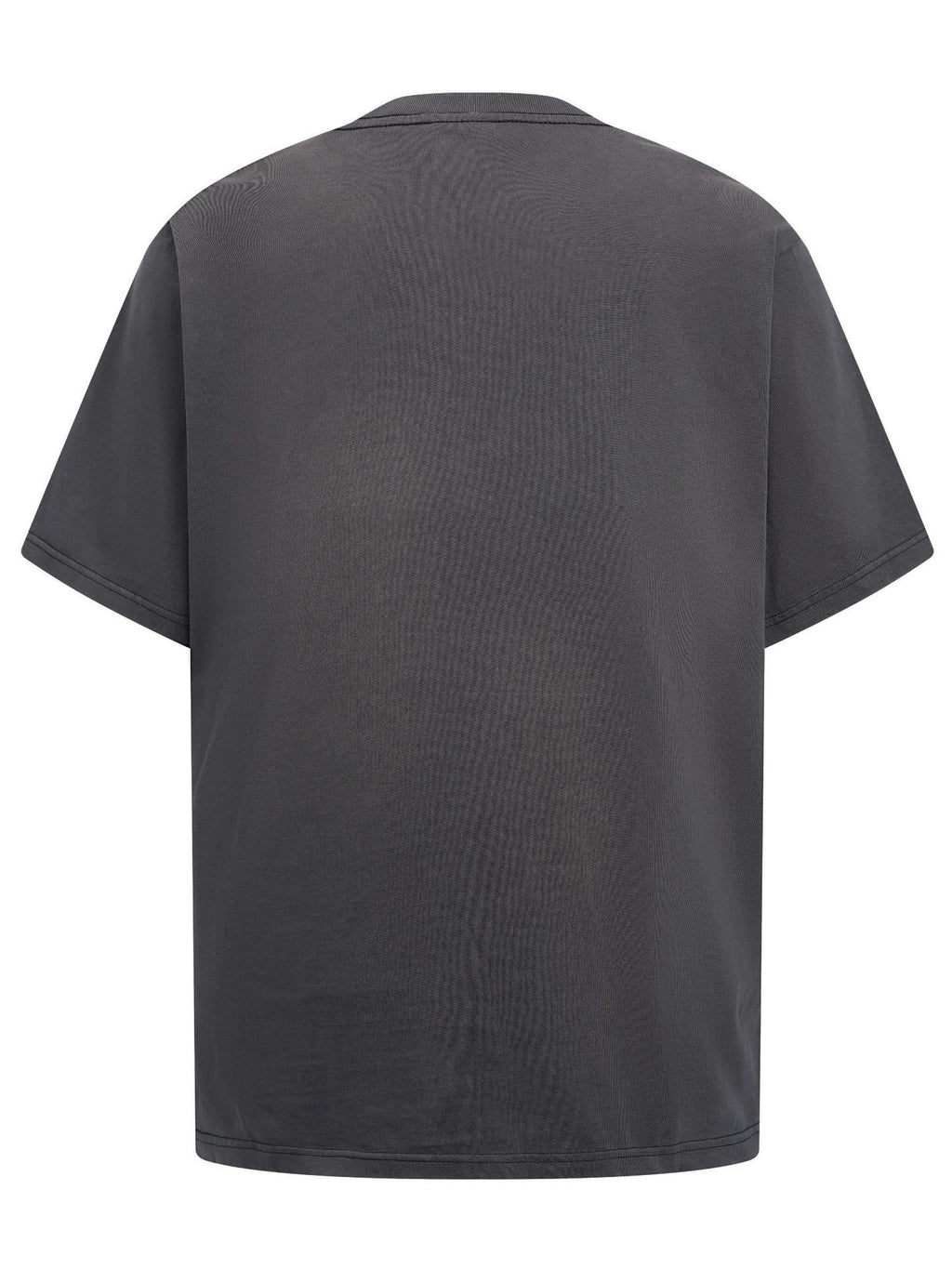 Fashion printed solid color T-shirt