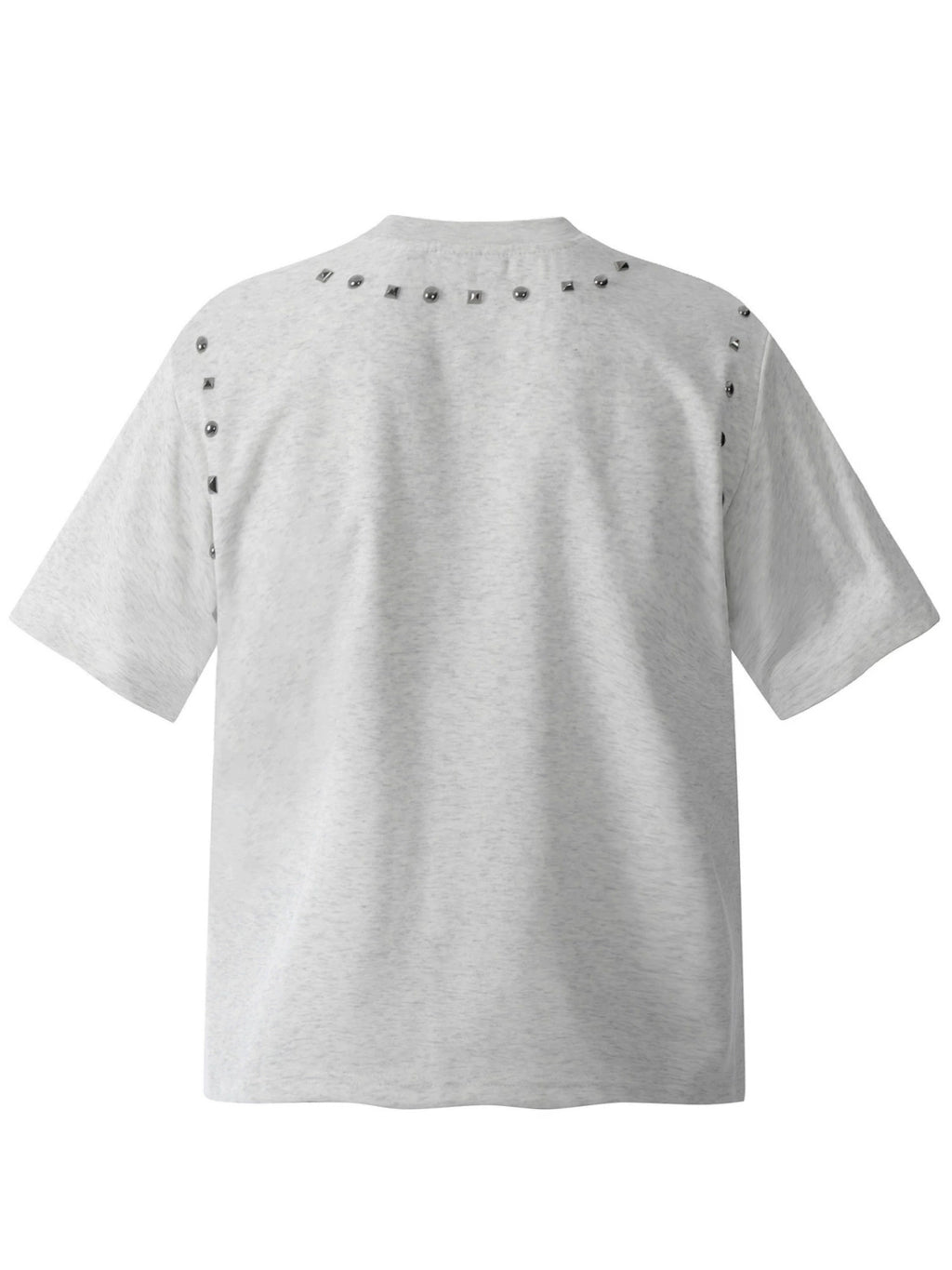 Fashion printed solid color T-shirt