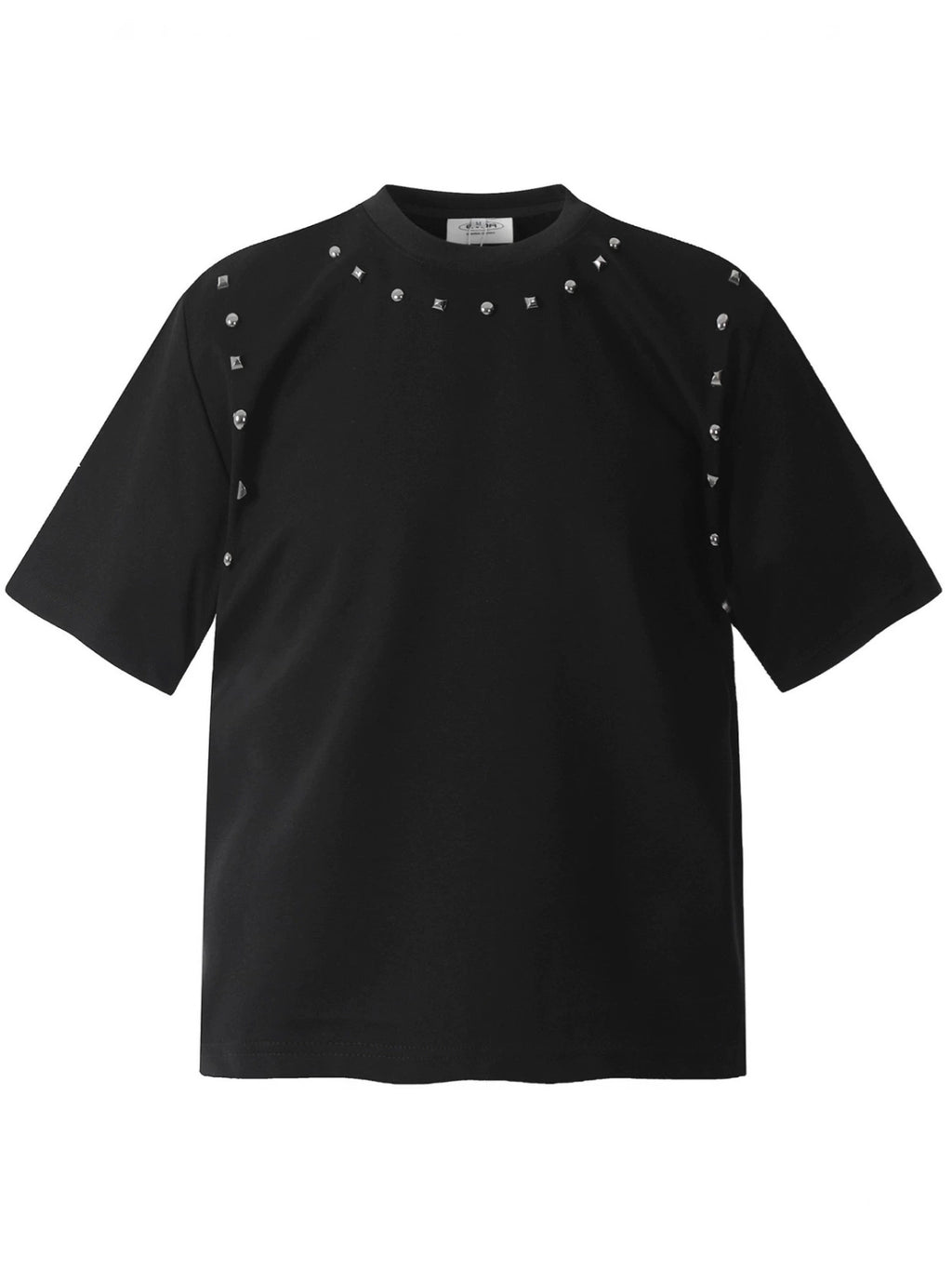 Fashion printed solid color T-shirt