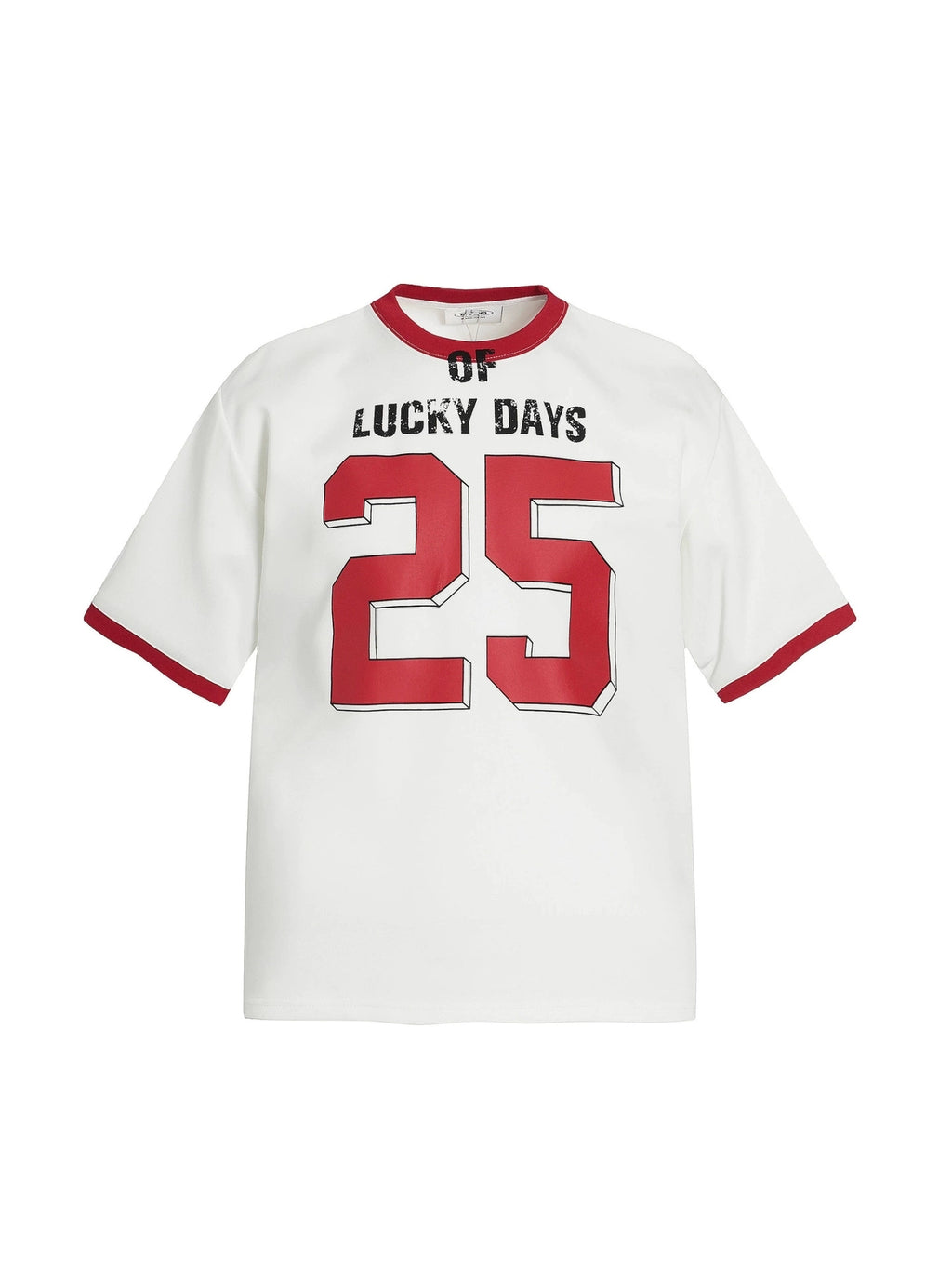 Fashion printed solid color T-shirt