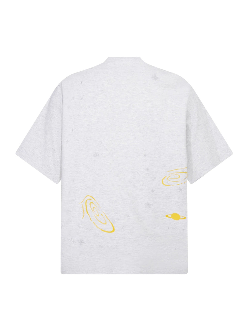 Fashion printed solid color T-shirt